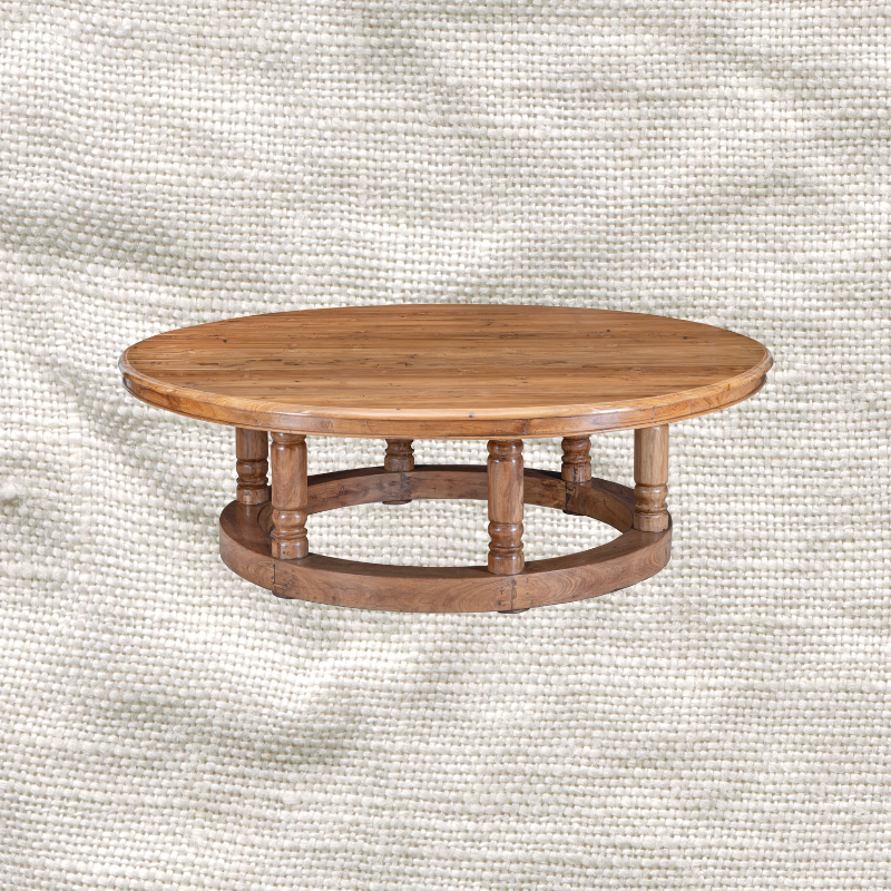 Round Wooden Dining Table