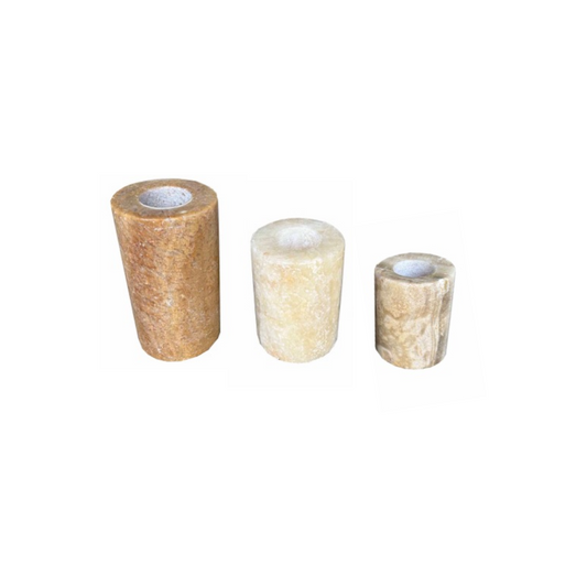 Onyx Candle Holder Set of 3