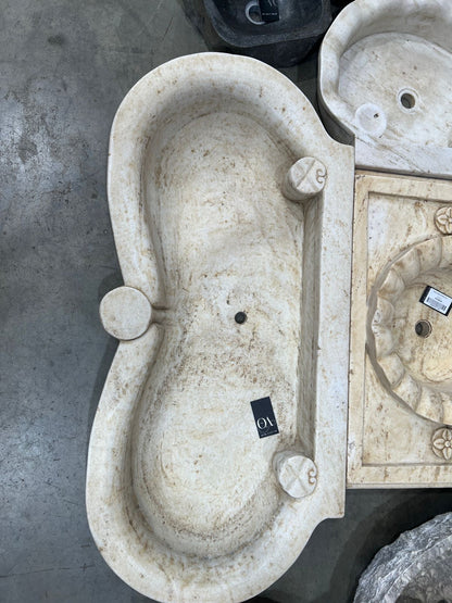 Antique Marble Basin