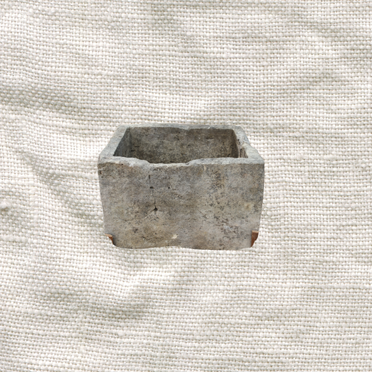 Square Limestone Planter