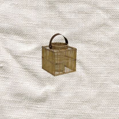 Square Bamboo Lantern - Medium