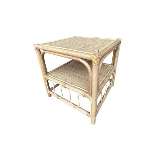 Rattan End Table