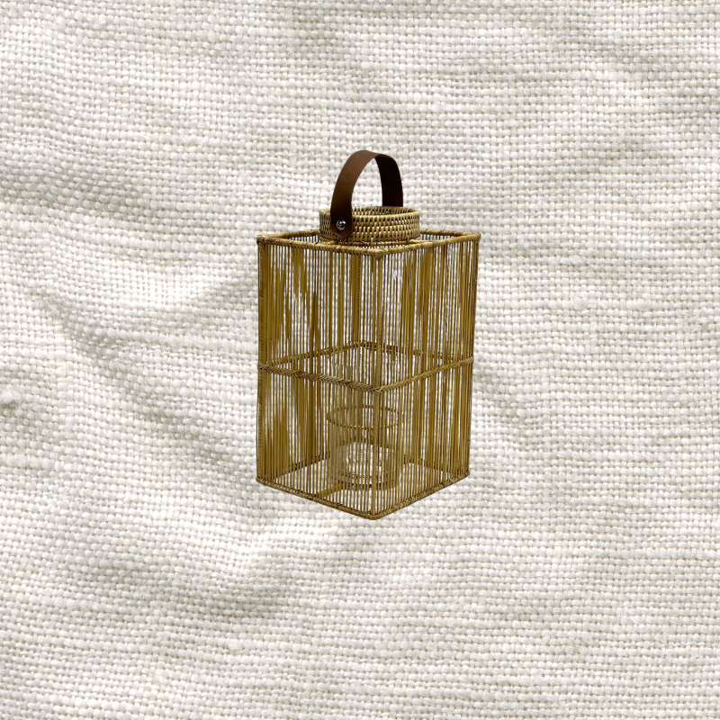 Square Bamboo Lantern - Large