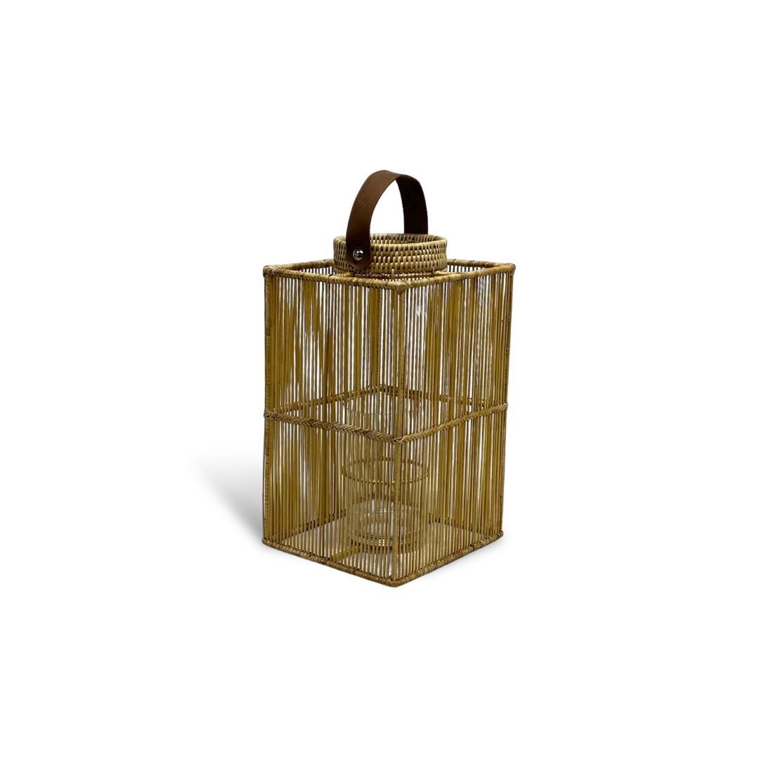 Square Bamboo Lantern - Large