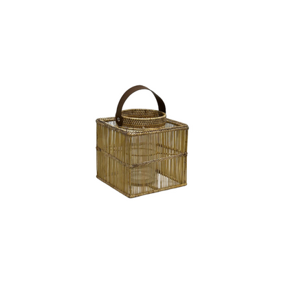 Square Bamboo Lantern - Medium