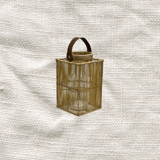 Square Bamboo Lantern - Small