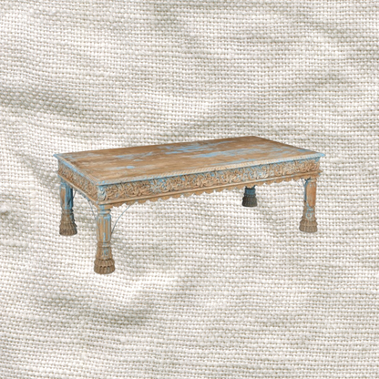 Vintage Blue Coffee Table