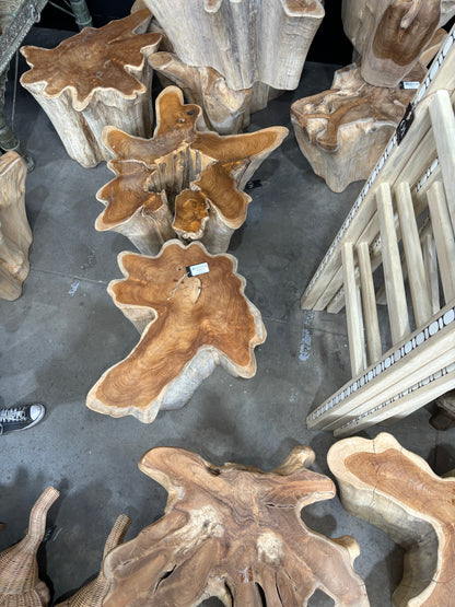 Antique Teak Root Coffee Table