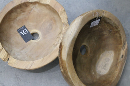 Teak Wood Basin