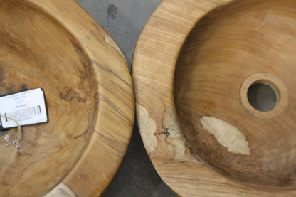 Teak Wood Basin