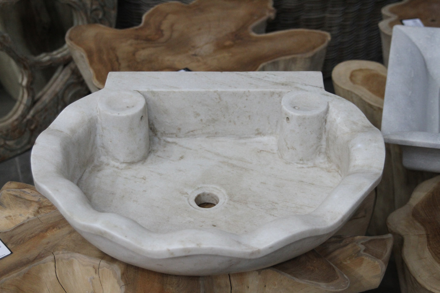 Antique Marble Basin