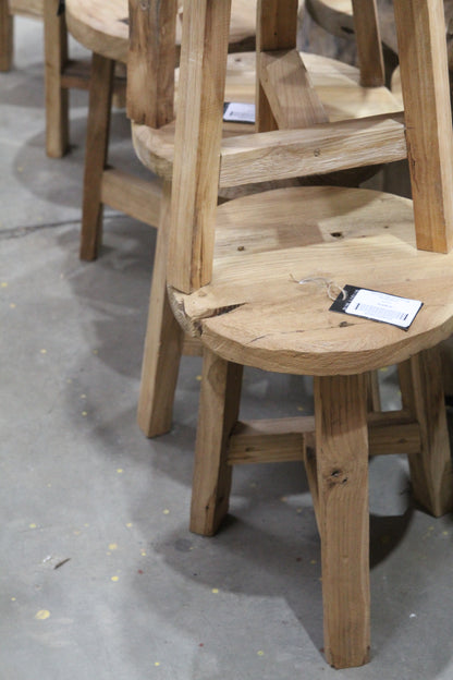 Recycle Teak Stool 3 leg