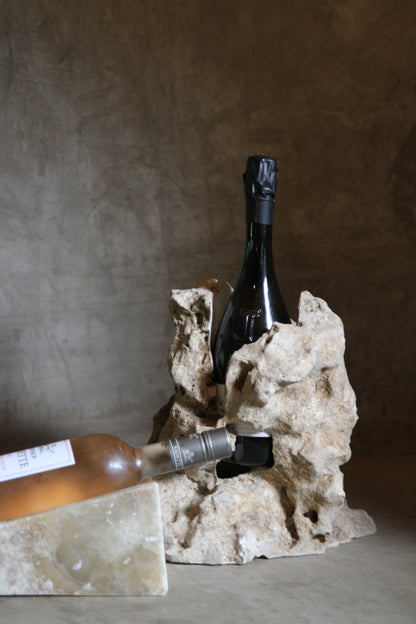 Rough Stone Bottle Holder