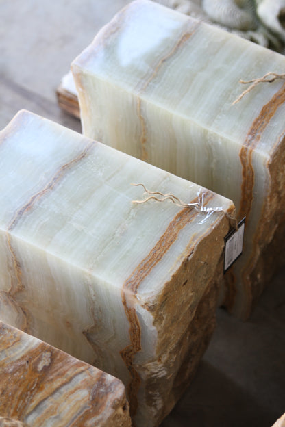 Green Onyx - Solid Stool