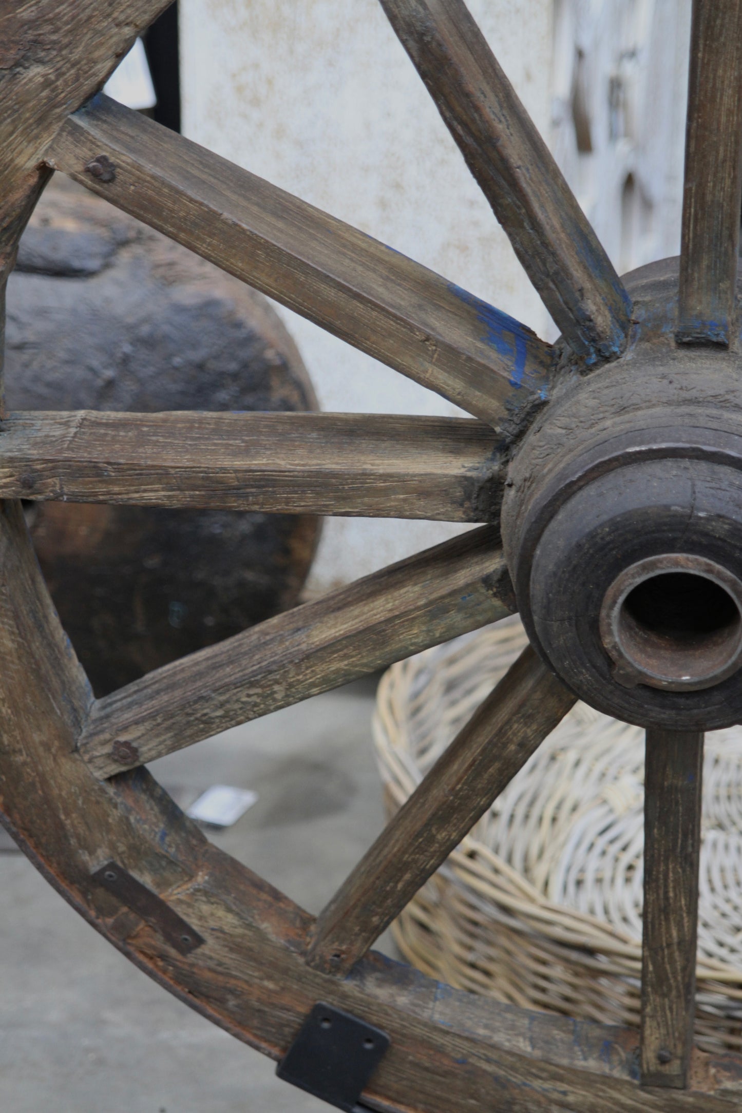 Antique Wooden Wheel