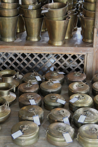 Antique Brass Chapati Box