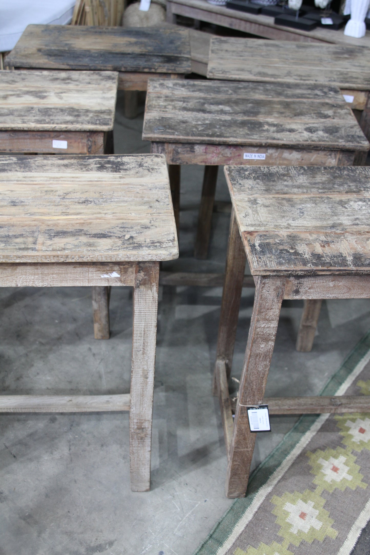 Vintage Wood Side Table