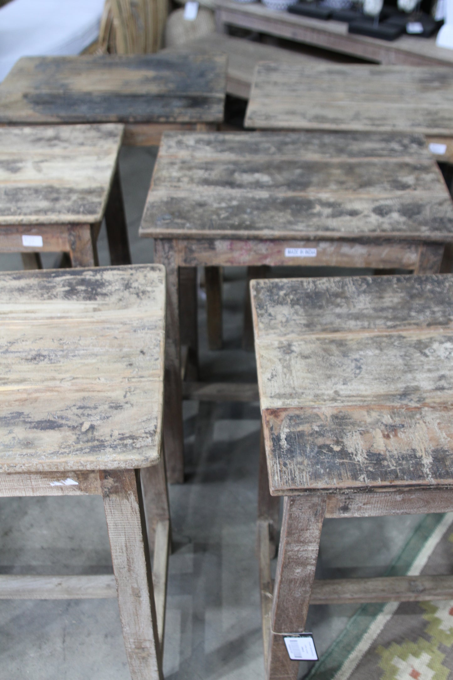 Vintage Wood Side Table