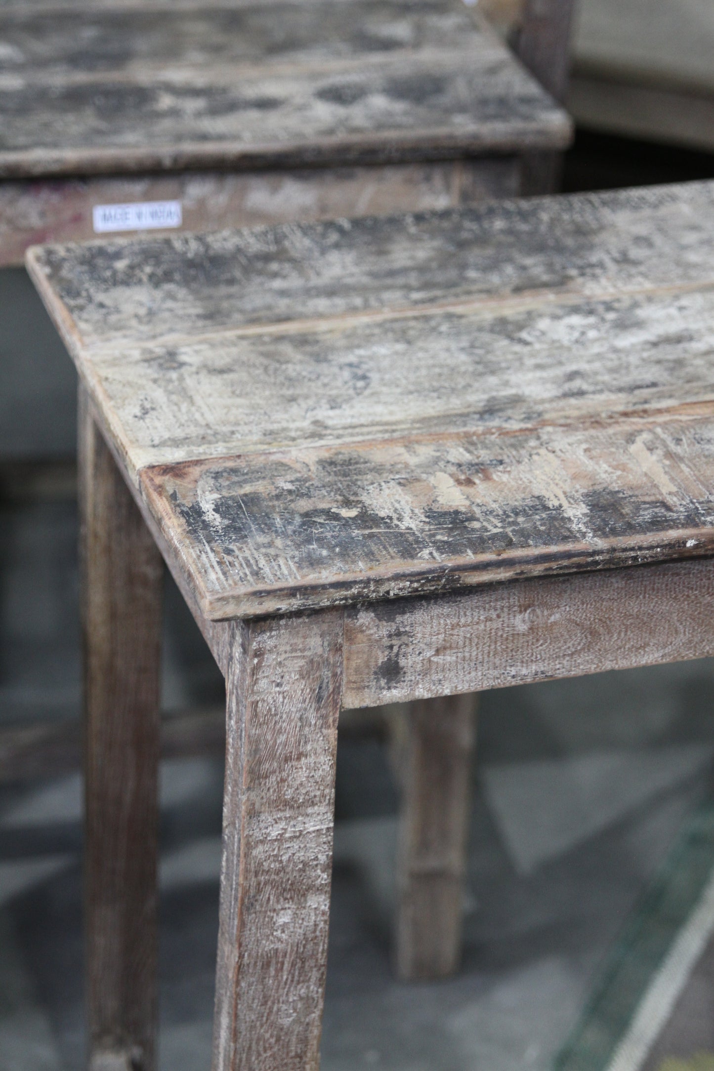 Vintage Wood Side Table