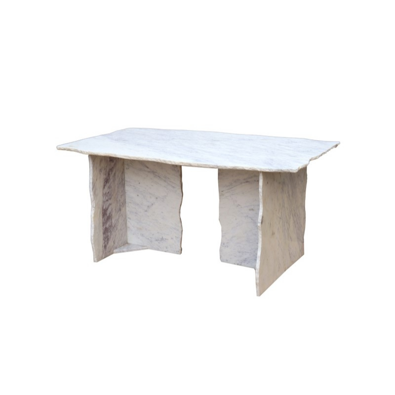 Rough Edge Marble Display Table