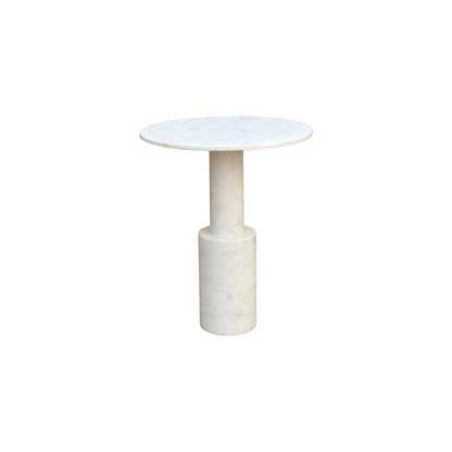 Marble Round Side Table