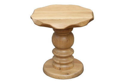 Oak Side Table Round