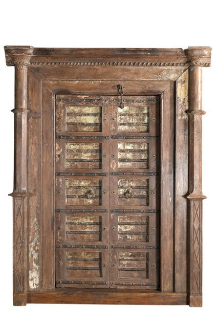 Antique Wooden Door with Frame