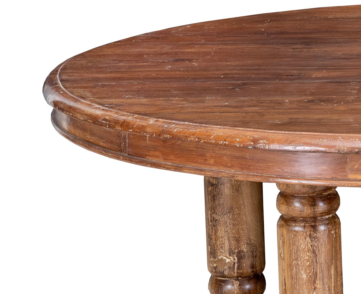 Round Wooden Dining Table