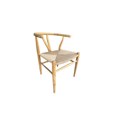 Teak Fishbone Loom Chair