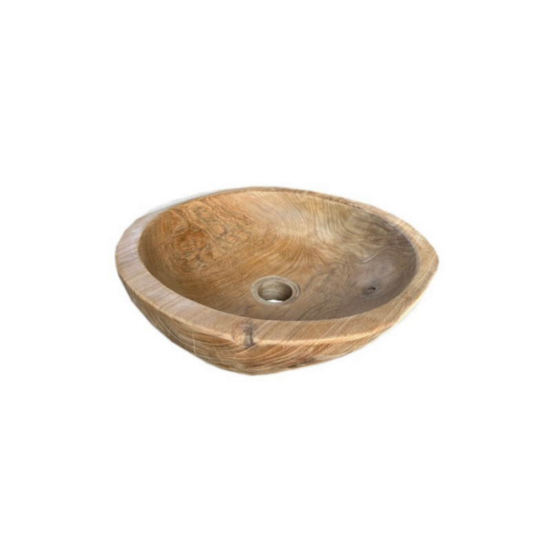 Teak Wood Basin