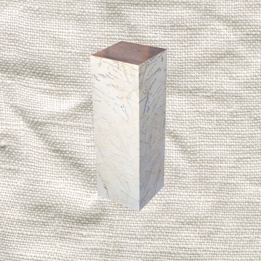 White Carrara Marble - Hollow Plinth