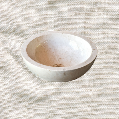 White Marble Basin - Fully Polished